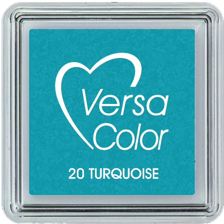 VersaColor Türkiz - Tintapárna, Tintapárna papírra, Tsukineko, VersaColor, Bélyegzőpárna