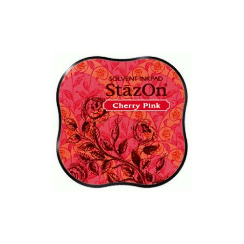 StazOn - Cseresznyepiros - Tintapárna, StazOn, Tintapárna papírra, Bélyegzőpárna