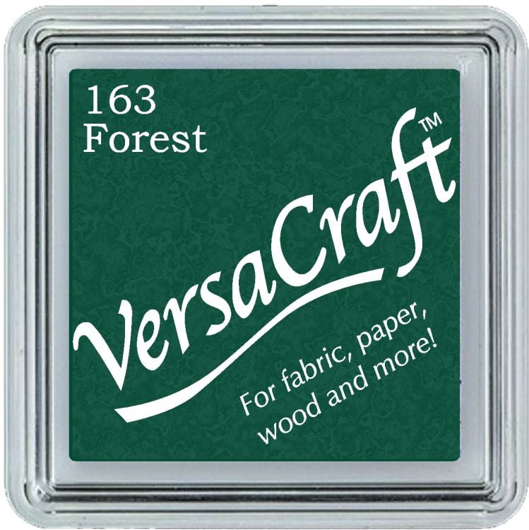 VersaCraft - Erdőzöld - Bélyegzőpárna, Vasalható, Tintapárna, Textil tintapárna, Tsukineko, VersaCraft