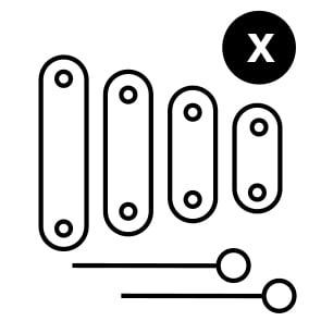 Hívókép - X - xilofon - Nyomda, logopédia, Pecsét, Hívókép, Bélyegző
