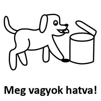 Kutyusos - Meg vagyok hatva - Pecsét, Tanítóknak, Jutalmazó, Motivációs, Iskolai, Iskolás, Bélyegző, Nyomda