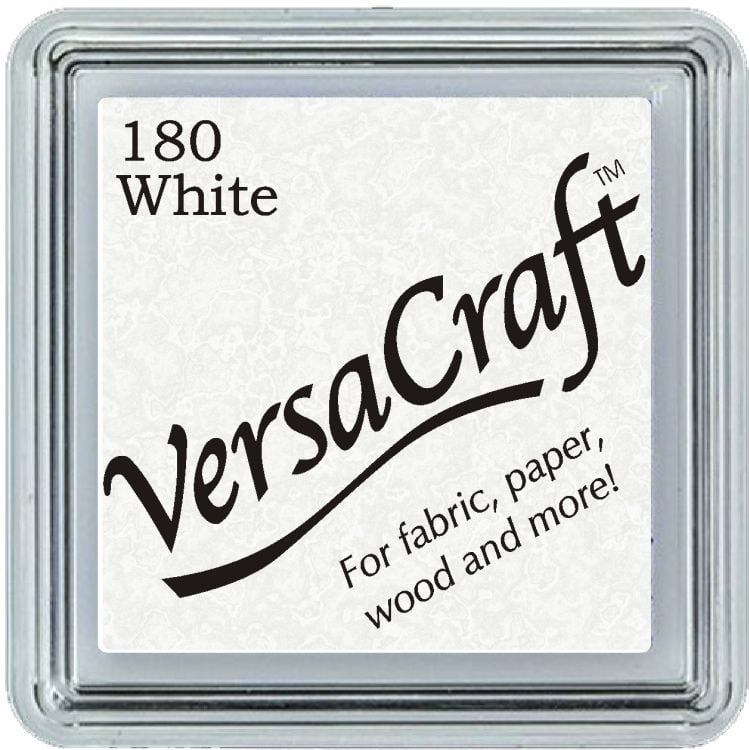 VersaCraft Fehér - Tsukineko, VersaCraft, Bélyegzőpárna, Vasalható, Tintapárna, Textil tintapárna