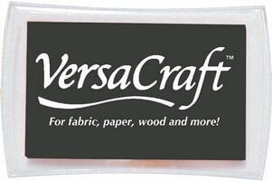 VersaCraft Nagy - Fekete - Tintapárna, Textil tintapárna, Tsukineko, VersaCraft, Bélyegzőpárna, Vasalható
