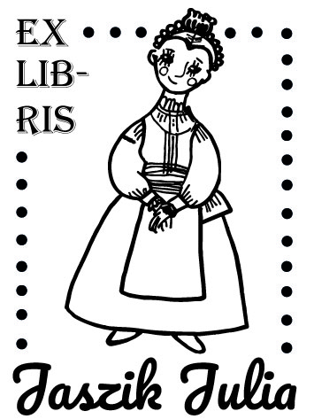 EX LIBRIS - Jaszik Julia - Pecsét, Bélyegző, Nyomda, EX LIBRIS