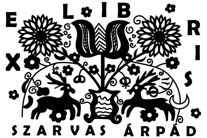 EX LIBRIS - Szarvasos életfás - Image 2