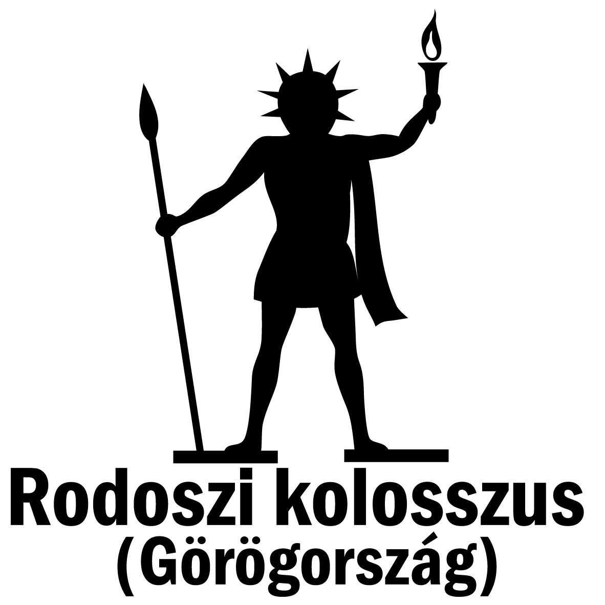 Hét csoda - A rodoszi kolosszus - Pecsét, Motivációs, Bélyegző, Nyomda