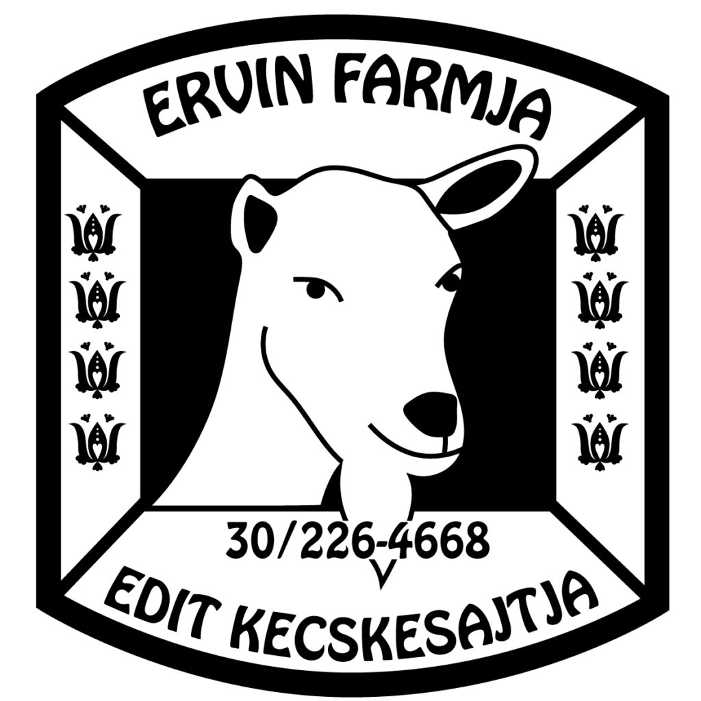 ERVIN farmja - Pecsét, Egyedi, logó