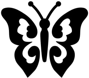 Pillangó - mintás - ovis jel - Pecsét, Óvodai, Ovis jel, Bélyegző, Textil, Óvodai jel, Nyomda, Vasalható