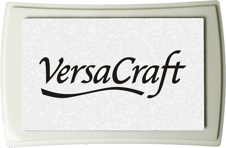 VersaCraft Nagy - Fehér - Tintapárna, Textil tintapárna, Tsukineko, VersaCraft, Bélyegzőpárna, Vasalható