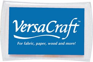VersaCraft Nagy - Ultramarin - Vasalható, Tintapárna, Textil tintapárna, Tsukineko, VersaCraft, Bélyegzőpárna