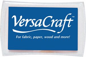VersaCraft Nagy - Éjkék - VersaCraft, Bélyegzőpárna, Vasalható, Tintapárna, Textil tintapárna, Tsukineko