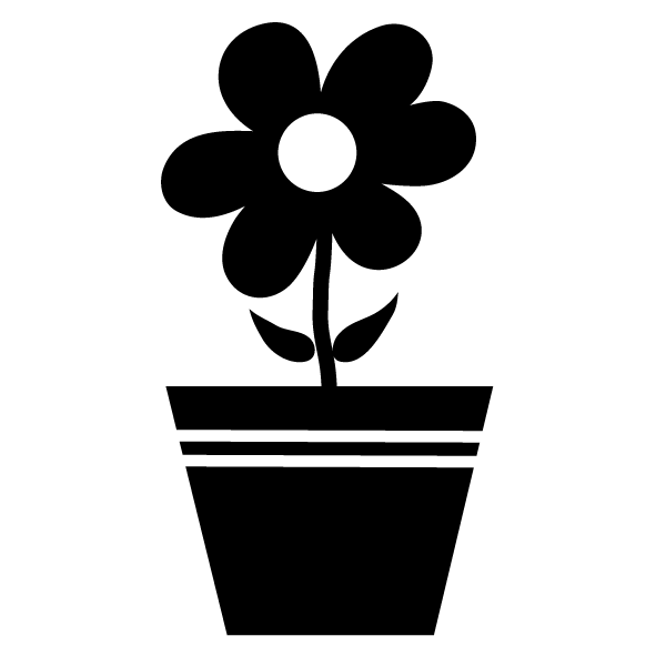 Egy virág cseréppel - Óvodai jel