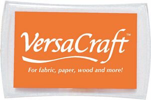 VersaCraft Nagy - Narancssárga - VersaCraft, Bélyegzőpárna, Vasalható, Tintapárna, Textil tintapárna, Tsukineko