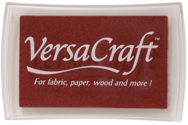 VersaCraft Nagy - Téglavörös - Tintapárna, Textil tintapárna, Tsukineko, VersaCraft, Bélyegzőpárna, Vasalható