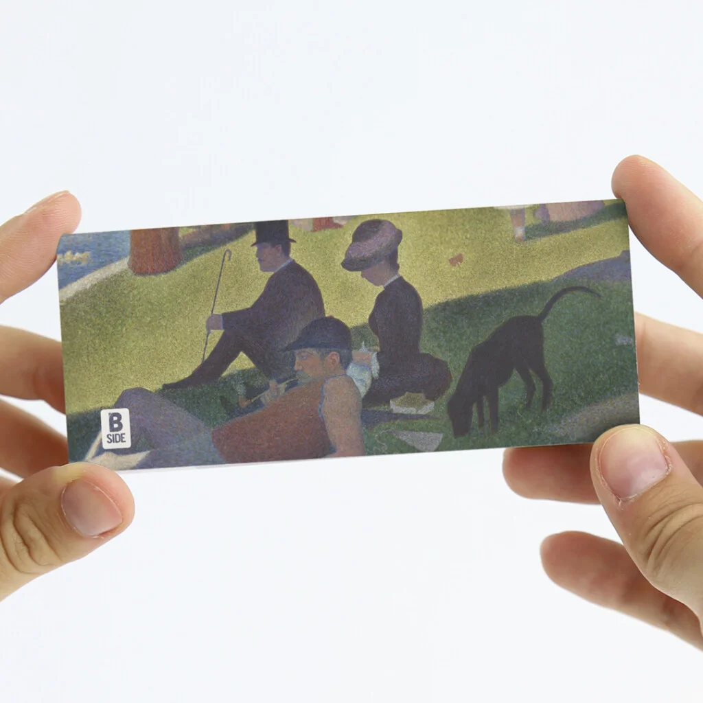 Flipbook - Georges Seurat - pointillizmus, flipbook, zsebmozi, festészet, pörgetős füzet, georges seurat