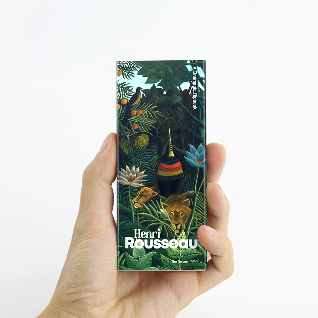 Flipbook - Henri Rousseau - flipbook, zsebmozi, festészet, pörgetős füzet, henri rousseau