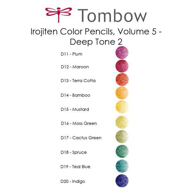 TOMBOW - Woodland színesceruza készlet - Bullet journal, színesceruza