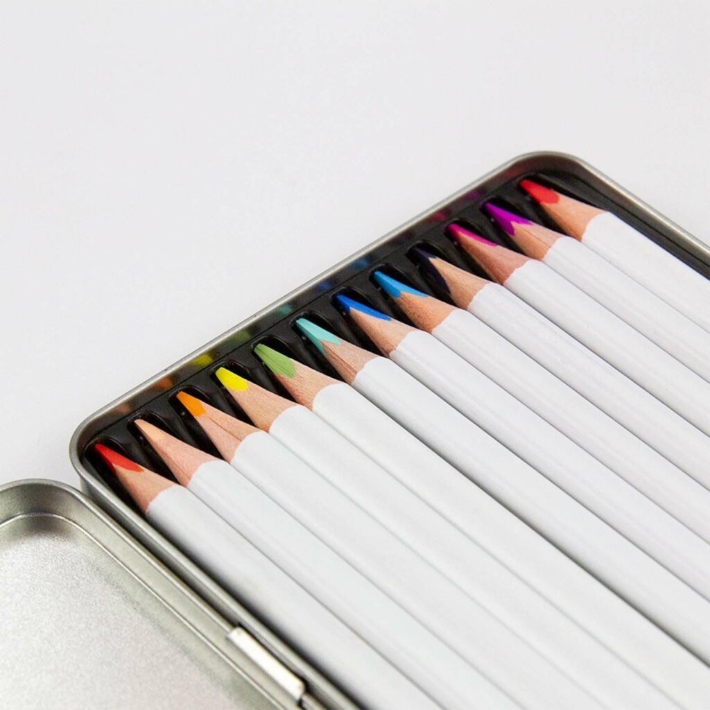 Színes ceruza pasztell - 12db fémdobozban - szines ceruza