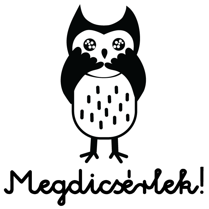 Megdicsérlek! - bagoly - Pecsét, Tanítóknak, Motivációs, Iskolai, Iskolás, Bélyegző, Nyomda, bagoly