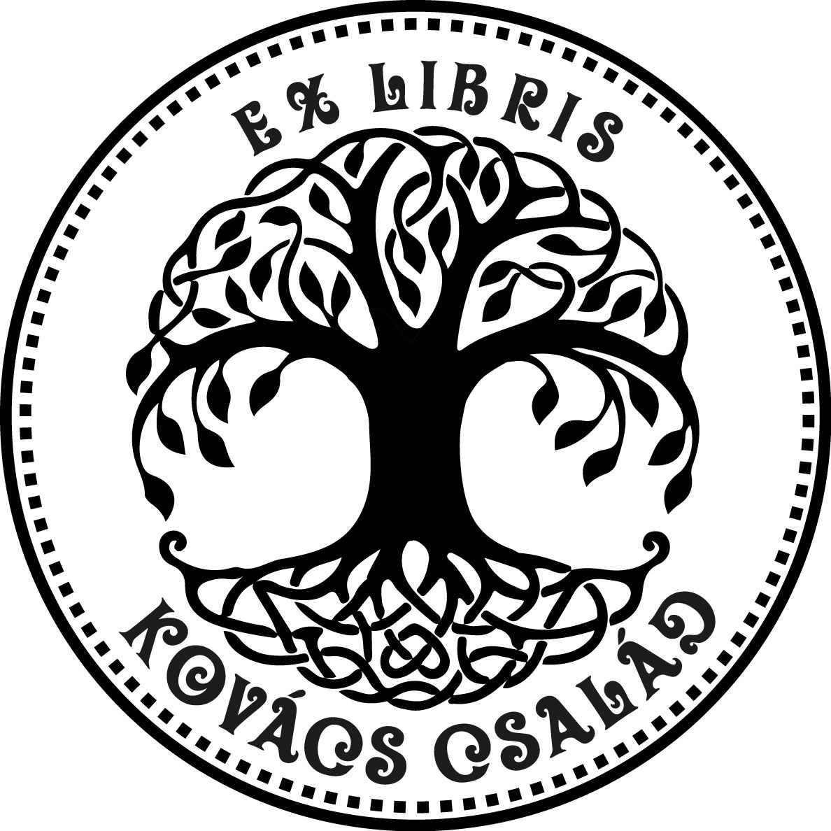 EX LIBRIS - Életfás keltás - Pecsét, Bélyegző, Nyomda, EX LIBRIS