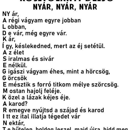 Kosztolányi Dezső - Nyár, nyár , nyár