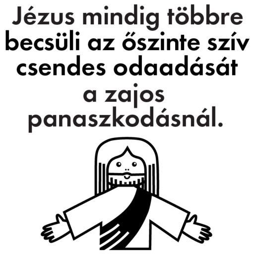 Jézus - csendes odaadás